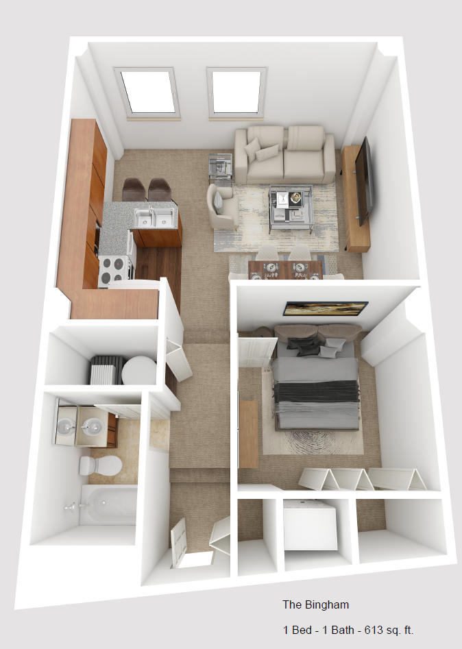 606 | AVAILABLE SEPT. 1ST floorplan image